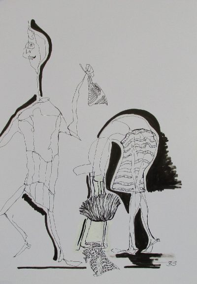 Frauen – Heute stehle ich mich von der Putzarbeit davon